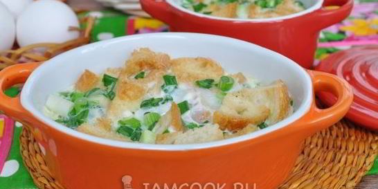 Омлет студенческий в микроволновке