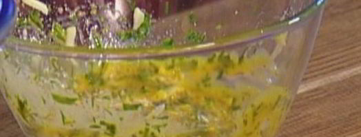 омлет-суфле с петрушкой, укропом и тархуном. Шаг 7