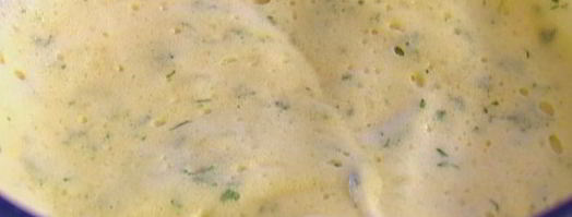 омлет-суфле с петрушкой, укропом и тархуном. Шаг 9