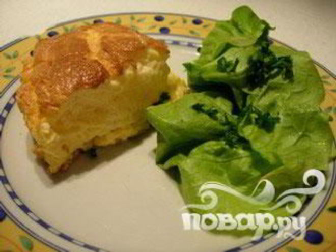 Рецепт омлета-суфле с сыром