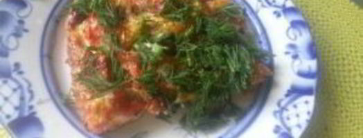 омлет в духовке с мукой. Шаг 6