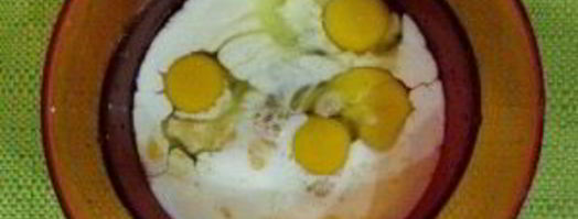 омлет в духовке. Шаг 2