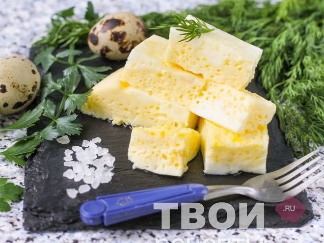 Рецепт омлета в пакете