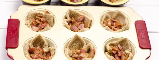 омлет запеченный в тосте. Шаг 12