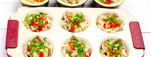 омлет запеченный в тосте. Шаг 15