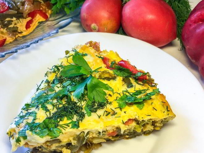 Рецепт овощной фриттаты