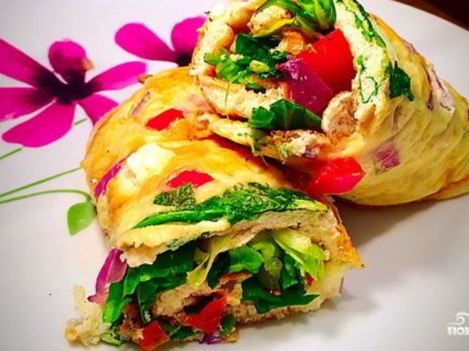 Рецепт овощного омлета диетического