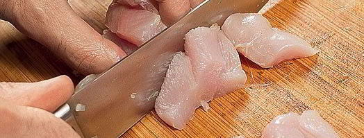 оякодон — японский омлет с рисом и курицей. Шаг 3