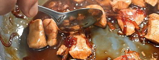 оякодон — японский омлет с рисом и курицей. Шаг 4