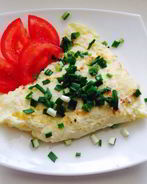 Простой омлет с сыром