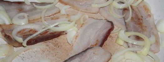 пышный омлет со свиной грудинкой и луком. Шаг 2