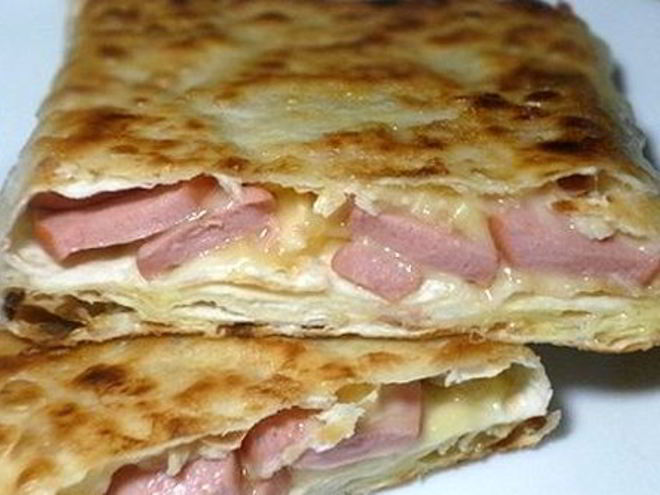 Рецепт сырного омлета ека в лаваше