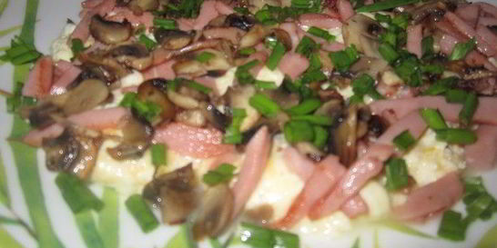 Сырный омлет