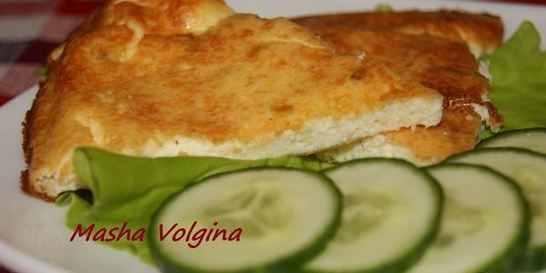 Творожный омлет