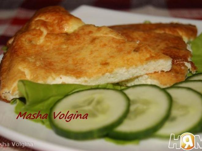 Рецепт творожного омлета