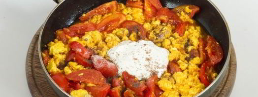 вегетарианский омлет с адыгейским сыром. Шаг 7