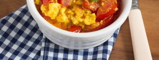 вегетарианский омлет с адыгейским сыром. Шаг 9