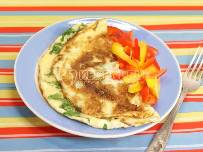Рецепт завтрака омлет-конверт