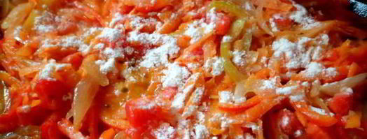 овощное соте из баклажанов. Шаг 13