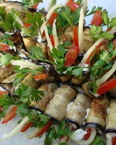 Пальчики из баклажан