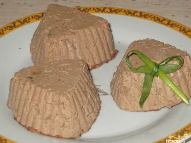Рецепт домашнего паштета из куриной печени