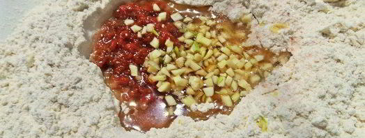 фасолевый паштет на томатных крекерах. Шаг 15