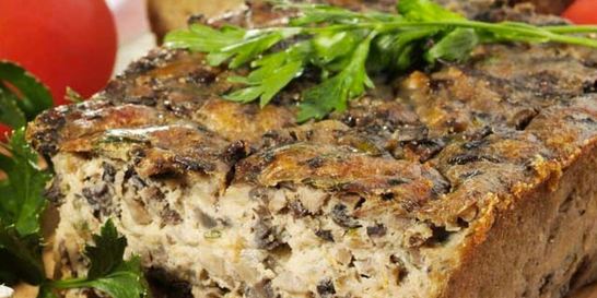 Грибной паштет в духовке