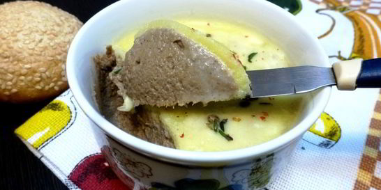 Куриный паштет с айвой