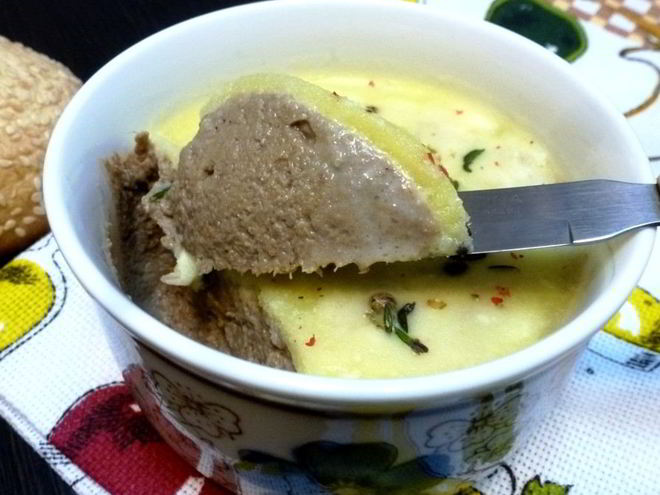 Рецепт куриного паштета с айвой