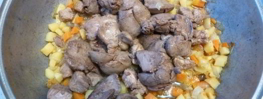 куриный паштет с айвой. Шаг 3