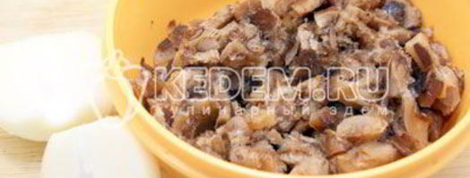 куриный паштет с грибами. Шаг 3