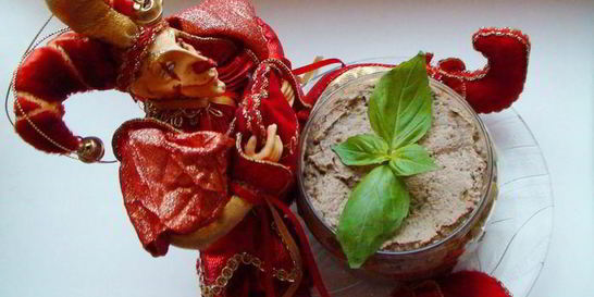 Куриный паштет с каштанами