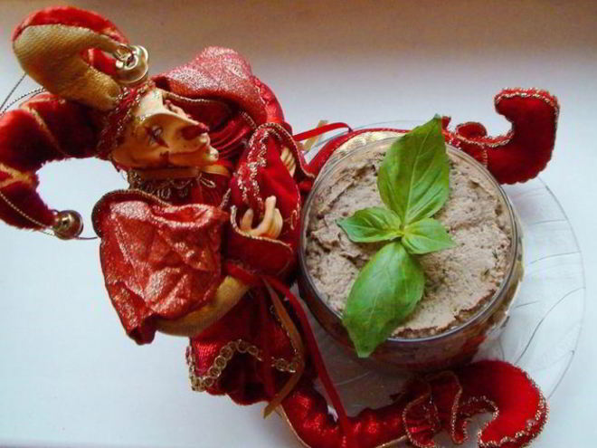 Рецепт куриного паштета с каштанами