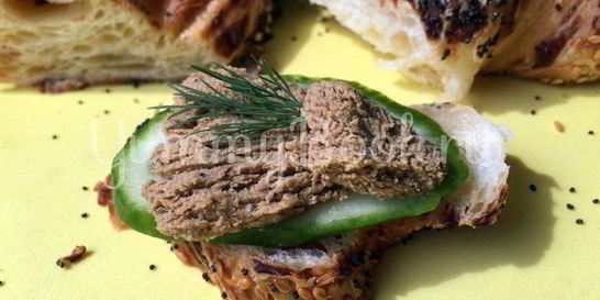 Куриный печеночный паштет на молоке