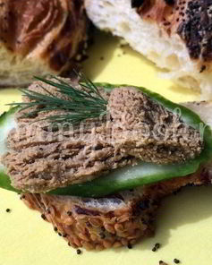 Куриный печеночный паштет на молоке