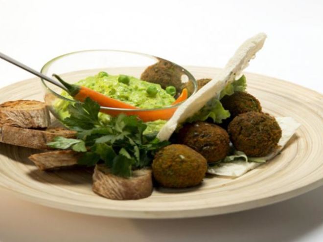 Рецепт паштета и фалафель из зеленого горошка