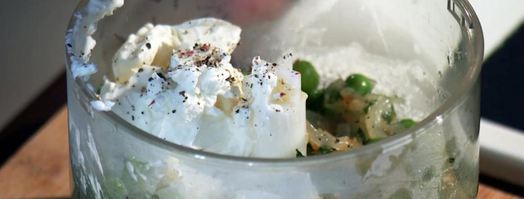 паштет и фалафель из зеленого горошка. Шаг 2