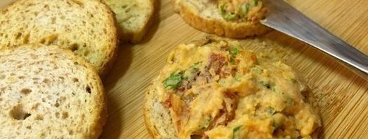 паштет из белой фасоли с вялеными помидорами. Шаг 7