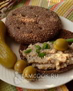 Паштет из фасоли, грибов и тофу