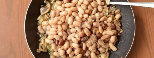 паштет из фасоли, грибов и тофу. Шаг 5