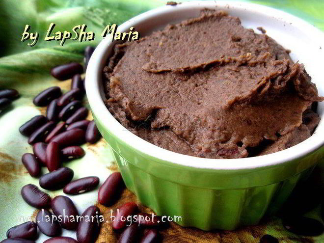 Рецепт паштета из фасоли с грибами