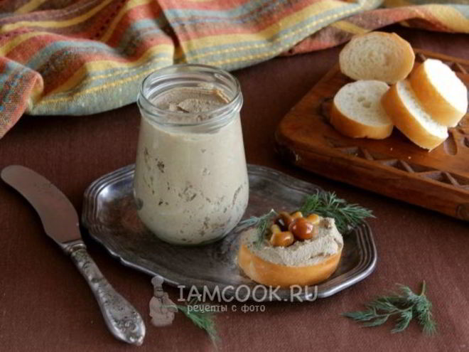 Рецепт паштета из говяжьей печени в мультиварке