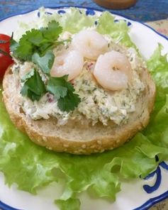 Паштет из креветок с укропом