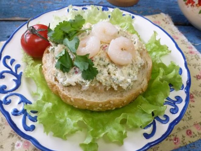 Рецепт паштета из креветок с укропом