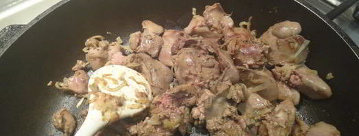 паштет из куринной печени с треугольниками мельбы. Шаг 4