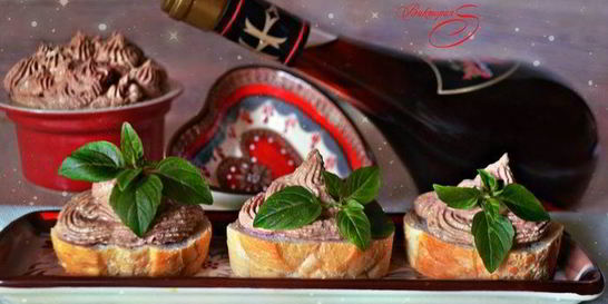 Паштет из куриной печени и маскарпоне