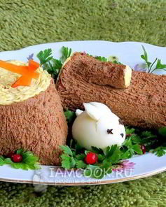 Паштет из куриной печени нарезной