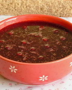 Паштет из куриной печени с брусничным желе