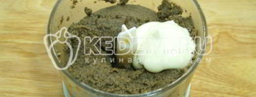 паштет из куриной печени с грибами. Шаг 6