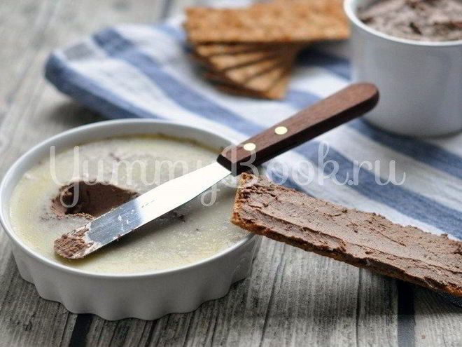 Рецепт паштета из куриной печени со сливками